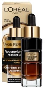 L’Oréal Paris Midnight Serum für Frauen: Zell-Regeneration über Nacht & schützt vor freien Radikalen am Tag für weniger Falten, glattere und jüngere Haut, Age Perfect Zell Renaissance, 1x 30ml