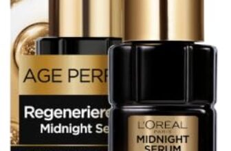 L’Oréal Paris Midnight Serum für Frauen: Zell-Regeneration über Nacht & schützt vor freien Radikalen am Tag für weniger Falten, glattere und jüngere Haut, Age Perfect Zell Renaissance, 1x 30ml