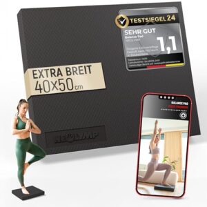 NEOLYMP Balance Pad – Rutschfestes Gleichgewichtstrainer für Physio & Reha – Balancekissen Gelenkstärkend, Schweißfest, Elastisch – Ideal für Yoga, Gym & Zuhause – Balance Board Training
