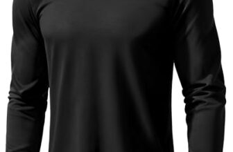 EKLENTSON Tshirt Herren Baumwolle Langarm Regular Fit Outdoor Tees