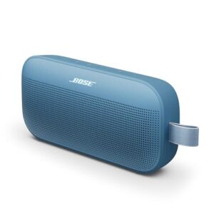 Bose SoundLink Flex SE Tragbarer Bluetooth Lautsprecher (2. Gen.), Tragbarer Outdoor Lautsprecher, wasserdicht & staubdicht, mit naturgetreuem Klang, Ohne Mikrofon, bis zu 12 h Akkulaufzeit, Blue Dusk