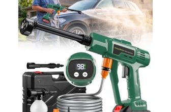 DeeprBetter Akku Hochdruckreiniger Mobiler,600PSI Hochdruckreiniger Pistole