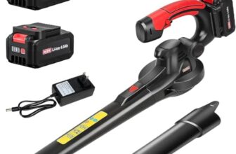 MZK 20V Akku-Laubbläser, 210 km/h & 770 m³/h, 2X 4.0Ah Akkus & Ladegerät