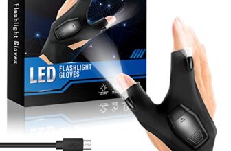 Hinshark Geschenke für Männer, Handschuhe mit Licht Angelzubehör Gadgets