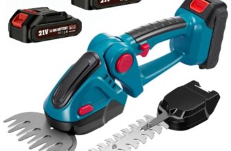 Akku-Heckenschere für Makita-Akkus,2-in-1 Akku-Grasschere & Strauchschere