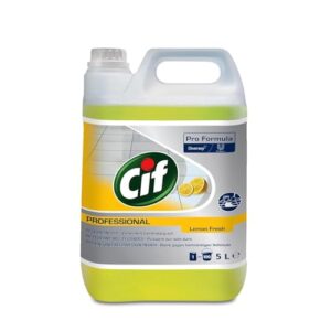 Cif Professional Allzweckreiniger Zitrus 5L – Flüssiger Universalreiniger & Bodenreiniger, stark gegen Fett & Schmutz, Bad- & Generalreiniger mit frischem Zitrusduft