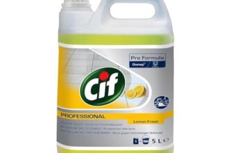 Cif Professional Allzweckreiniger Zitrus 5L – Flüssiger Universalreiniger & Bodenreiniger, stark gegen Fett & Schmutz, Bad- & Generalreiniger mit frischem Zitrusduft