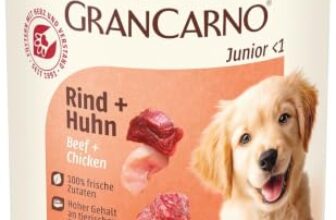 animonda GranCarno Junior Hundefutter nass Rind+Huhn (6 x400g)