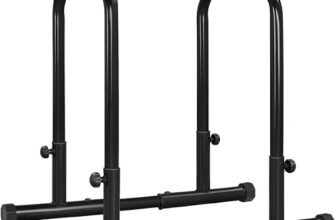Yaheetech Dip Station 81-90 cm höhenverstellbar rutschfesten bis 227 kg