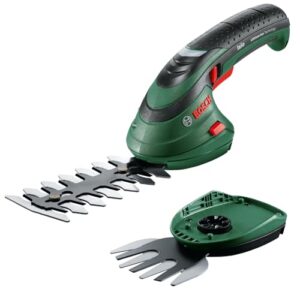Bosch Akku Grasscheren Set Isio (3,6 Volt, Messerlänge 12 cm, Messerabstand 8 mm)