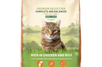 by Amazon Katzenfutter für ausgewachsene Katzen, Fein zubereitetes Trockenfutter mit frischem Huhn und Reis, 3 kg (1er-Pack)(Zuvor eine Marke von Lifelong, gleiches Produkt)