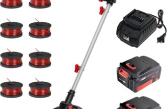 MZK 20V Akku-Rasentrimmer 30 cm, Kantenschneider, 2×4,0Ah Akkus