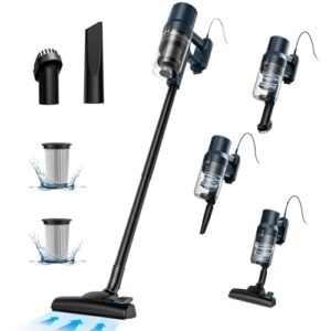 6-in-1 Kabelgebundener Stabstaubsauger, 21 KPa, 600W, 2 HEPA-Filter