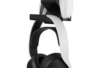 Linkidea Wandhalterung für Controller und Headset, kompatibel mit PS5, PS4, Xbox Series X|S, Xbox One, Halter für Gaming-Controller und Kopfhörer, Schwarz
