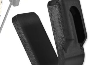 Kinderwagen Haken für Cybex Taschen Halterung – Kinderwagenhaken für Cybex Priam Beezy, Haken Kinderwagen Zubehör für Wickeltasche und Einkaufstasche, Stroller Accessories, Taschenhalterung, Schwarz
