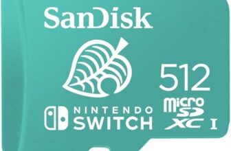SanDisk microSDXC UHS-I Speicherkarte für Nintendo Switch 512 GB (U3, Class 10, 100 MB/s Übertragung, mehr Platz für Spiele)