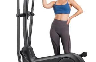 MERACH Crosstrainer für Zuhause mit 47cm Schrittlänge, steckerlos Ellipsentrainer mit Magnetwiderstand, 16 Stufen, Kompatibel mit eigener App, bis 180 kg belastbar