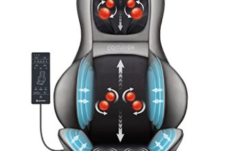 COMFIER Shiatsu Rücken und Nacken Massagesitzauflage mit Wärme