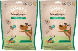 bosch TIERNAHRUNG Sammy’s Gelenkhappen | Funktionssnack für Hunde | Zur aktiven Unterstützung der Knorpel und Gelenke | 1 x 350 g (Packung mit 2)