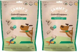 bosch TIERNAHRUNG Sammy’s Gelenkhappen | Funktionssnack für Hunde | Zur aktiven Unterstützung der Knorpel und Gelenke | 1 x 350 g (Packung mit 2)