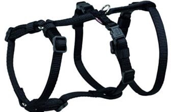 TRIXIE Panikgeschirr Stay, S–M: 44–60 cm/15 mm, schwarz