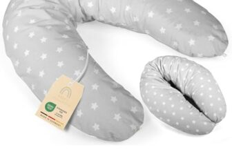 Baby’s Stillkissen Seitenschläferkissen XXL – Lagerungskissen Baby