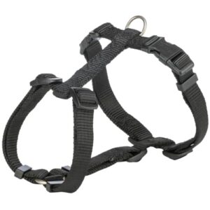 TRIXIE Premium H-Geschirr für Hunde Gr. M–L, 52–75 cm/20 mm – schwarz