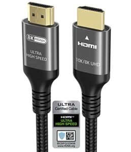 Ubluker 10K 8K 4K HDMI 2.1 Kabel 1M Zertifiziert Passed, Ultra High Speed