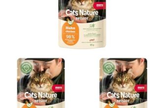 MERA Cats Nature Huhn Premium Senior Katzenfutter Nass 12x85g | ohne Zucker und Getreide & nierenschonend | Nassfutter für Katzen mit hohem Fleischanteil (Packung mit 3)