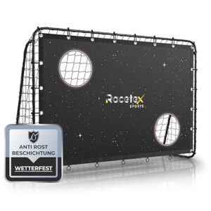 Racetex Fußballtor Kinder inkl. Torwand mit [Anti-Rost Beschichtung]