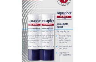 Aquaphor Lip Repair Stick – Beruhigt trockene, rissige Lippen – 2 Stäbchen
