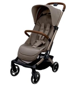 Maxi-Cosi Oxford Cabin Baby Kinderwagen, Für Flugreisen, 0–4 Jahre, zusammenklappbar, federleichter und ultrakompakter, Sanfte Federung, flache Liegeposition, integrierten Tragegurts, Oak Truffle