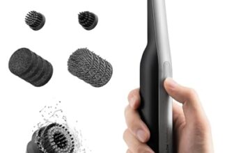 HOTO Elektrische Reinigungsbürste Wand™, USB-C Kabellose Fugenbürste, IPX7