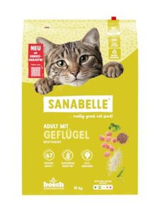 Sanabelle Classic Geflügel | Katzentrockenfutter für ausgewachsene Katzen (ab dem 12. Monat) | 1 x 10 kg (Neu)