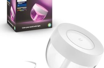 Philips Hue Iris Tischleuchte, dekorative Beleuchtung, Weiß