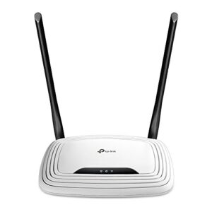 TP-Link TL-WR841N N300 WLAN Router, 300Mbit/s-WLAN, Nur 2,4 GHz, unterstützt Keine DSL-Funktion, empfohlen für Wohnungen mit 1-2 Zimmern
