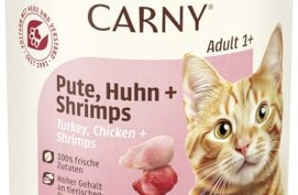 animonda Carny Adult Katzen Nassfutter Pute + Huhn + Shrimps (6 x 400g)