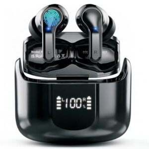 2026 Kopfhörer Kabellos Bluetooth 5.4 Kopfhörer, 6D-Stereo Ohrhörer in Ear