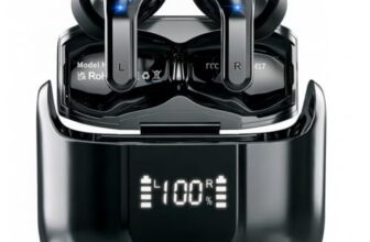2026 Kopfhörer Kabellos Bluetooth 5.4 Kopfhörer, 6D-Stereo Ohrhörer in Ear