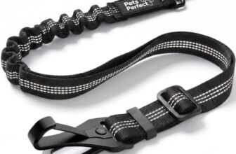 PETS PERFECT Anschnallgurt Hund Auto, verstellbar, 58–75 cm, Schwarz