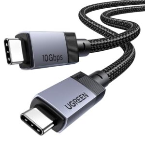 UGREEN 10 Gbps 2M USB‑C Kabel mit 240 W Schnellladen, 4K Videoübertragung