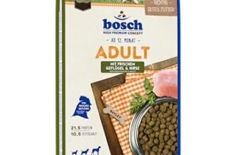 bosch HPC Adult mit frischem Geflügel & Hirse | Hundetrockenfutter für ausgewachsene Hunde aller Rassen | 1 x 15 kg
