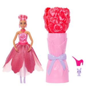 Barbie Petal Pop Duftende Modepuppe und Zubehör