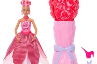 Barbie Petal Pop Duftende Modepuppe und Zubehör