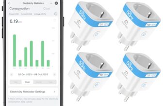 EIGHTREE WLAN Steckdose 5GHz Kompatibel mit Alexa/Google Home, 16A 4er Pack