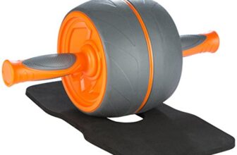 Ultrasport Premium Bauchtrainer AB Roller inkl. Knieauflage und Trainingsanleitung