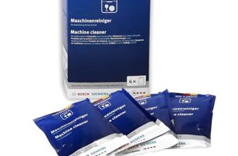 Original Maschinenreiniger BOSCH 00312477 für Geschirrspüler – 4 Packungen 45g (4×45)
