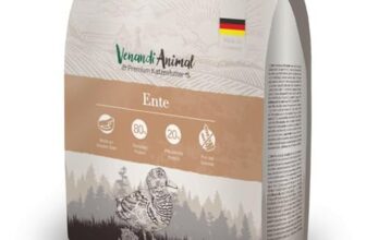 Venandi Animal – Premium Katzenfutter – Ente, mit viel frischem Geflügel, Trockenfutter, getreidefrei 1er Pack (1 x 300g)