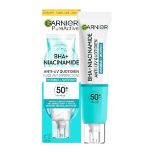 Garnier Gesichtsfluid gegen Unreinheiten mit LSF 50, 40 ml