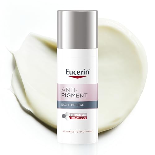 Eucerin Anti-Pigment Nachtpflege 50 ml, Gesichtscreme | Reduziert sichtbar Pigmentflecken, regenerierende Hautpflege, veleiht einen ebenmäßigen Teint, mit Thiamidol & Dexpanthenol
